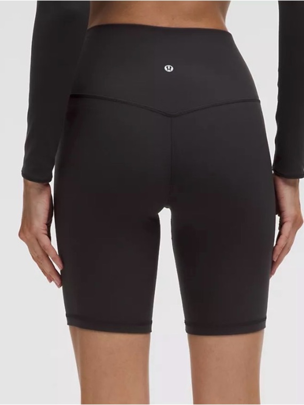 lululemon athletica Black High-Rise Bike Shorts